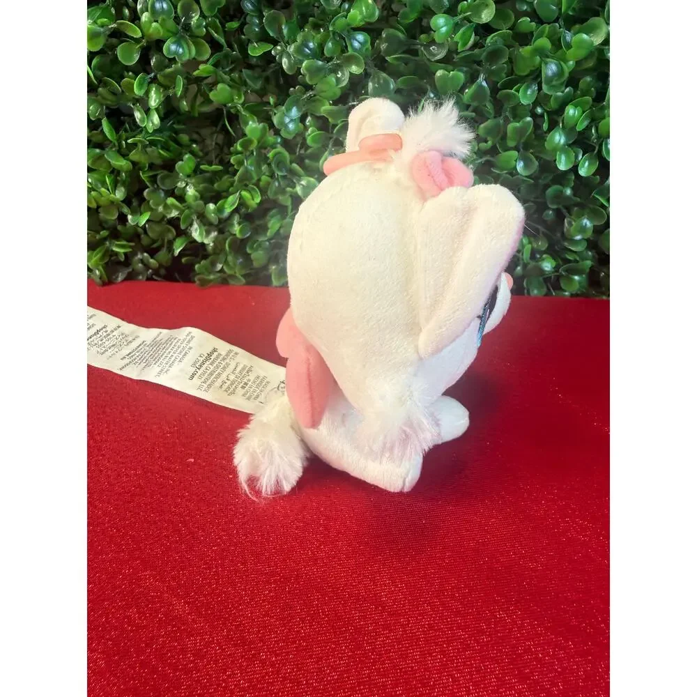 Disney Parks Marie Plush Keychain Aristocats Pink Bow Blue Eyes Backpack Clip